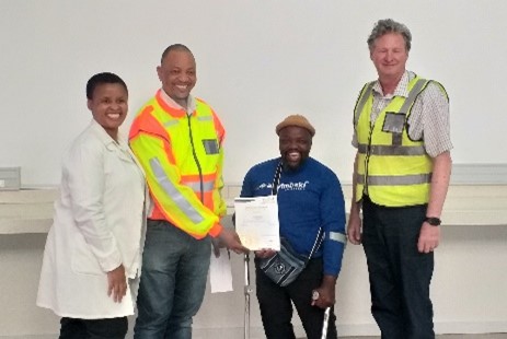Alexia Hlangu and Scelo Zulu were enrolled in AET ABET programme