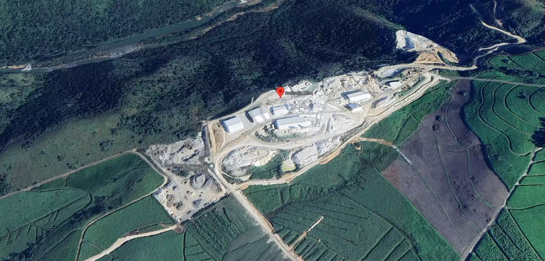 Rossmin Mine Aerial View